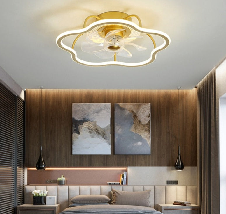 Elegant Modern LED Ceiling Fan Lamp - Image 0