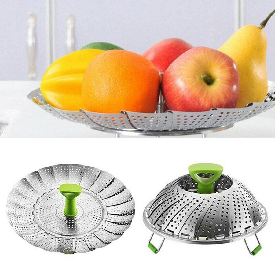 Stainless Steel Foldable Steamer Basket - Image 3