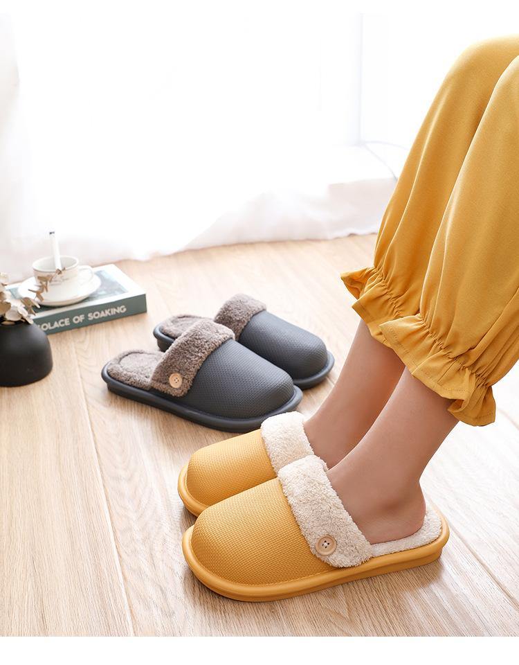 Lightweight Washable Comfy Plush Slippers - Image 1