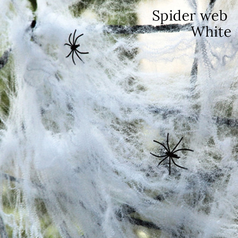 Artificial Stretchy Cobweb Halloween Decoration - Image 4
