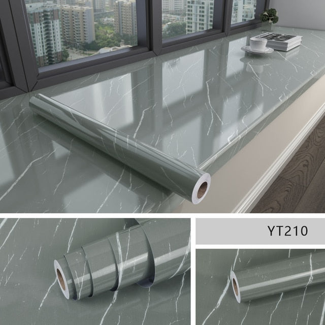 Marble Effect Self-adhesive Waterproof Wallpaper - Image 15