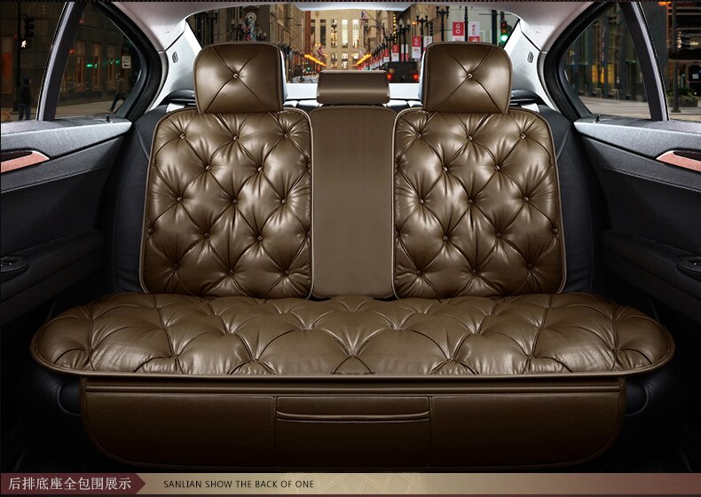 Luxurious Ride Leather Car Seat Cover - Image 7