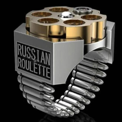 Russian Roulette Bullet-Shaped Self-Defense Ring - Image 0