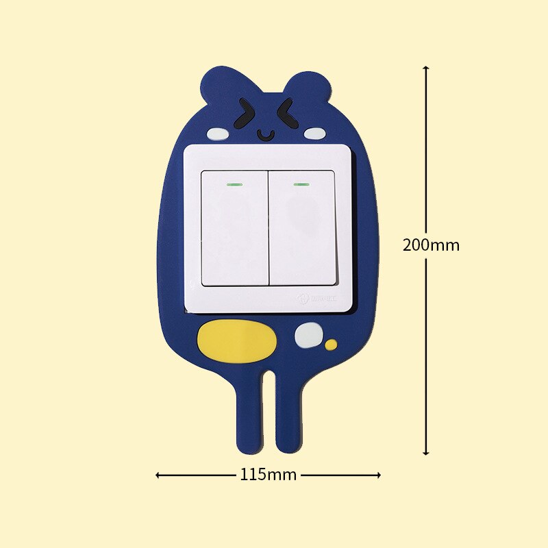 3D Luminous Cartoon Hook Outlet Sticker - Image 7