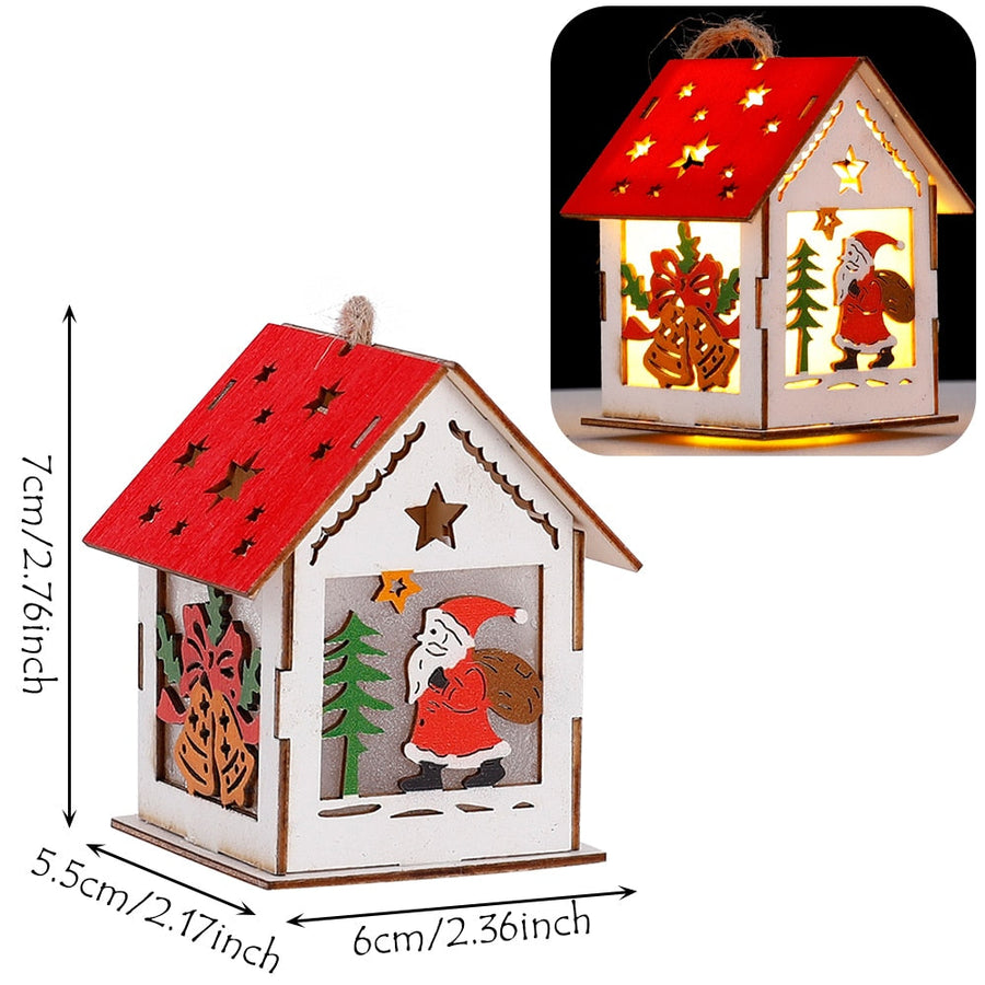 DIY Wooden Hanging House Decor Glowing Lamp - Image 11