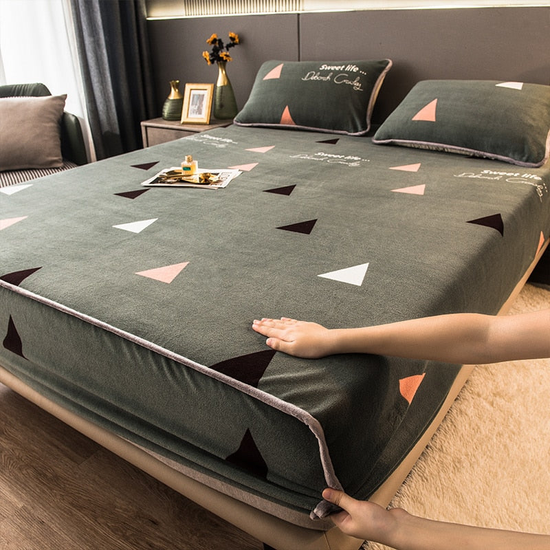 Non-Slip Elastic Thick Soft Mattress Cover - Image 7