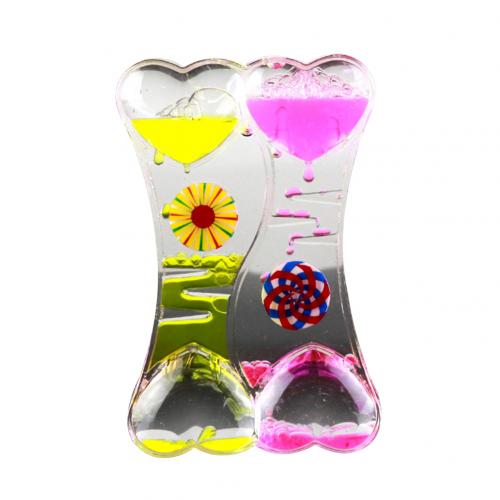 Double Floating Hearts Hourglass