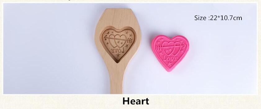 3D Wooden Baking Decorative Molds