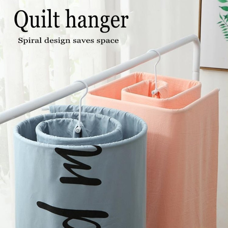 Rotating Spiral Space-Saving Drying Rack