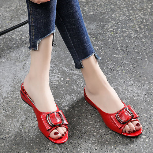 Breezy Weather Open-Toe Slippers - Image 0