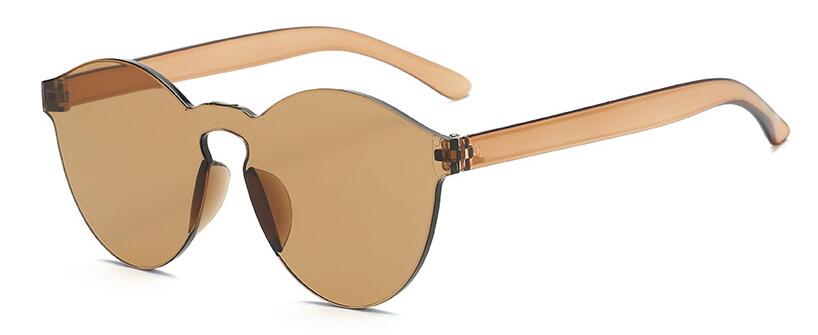 Candy color Transparent Sunglasses - Image 13