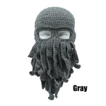 Octopus Tentacle Knitted Face Winter Mask