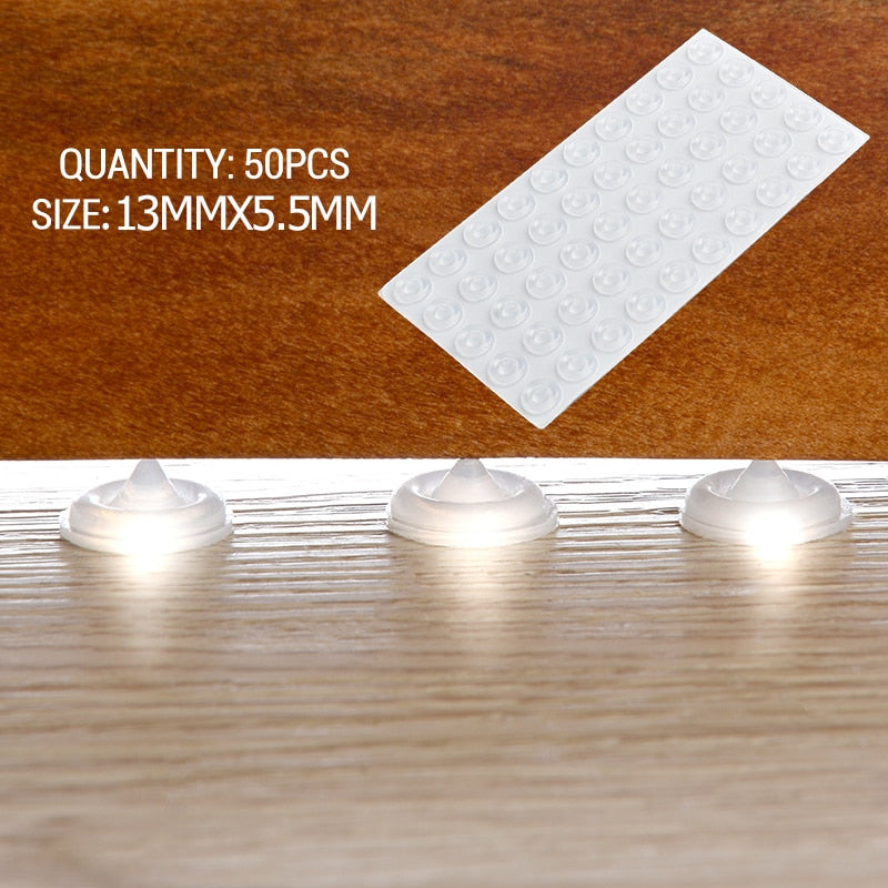 Self-Adhesive Silicone Cabinet Door Stopper Pads - Image 7