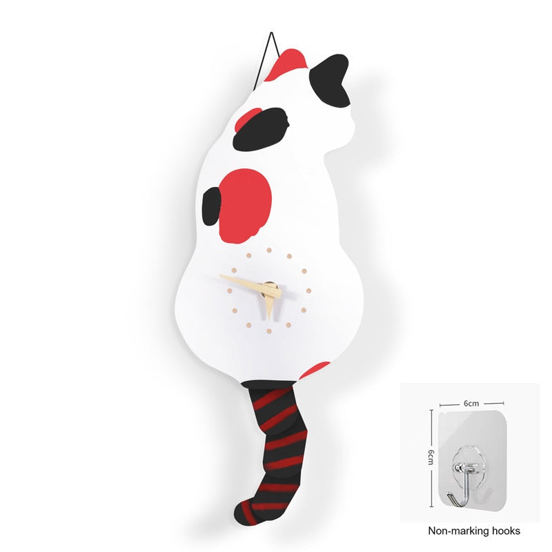Creative Cat Wall Clock - Image 9