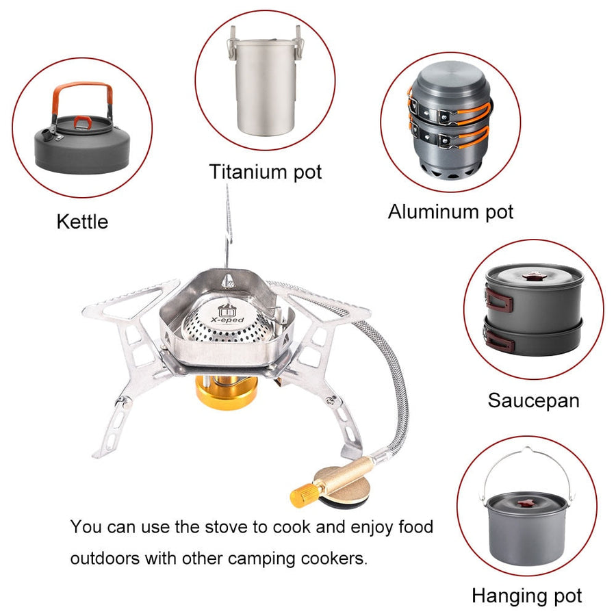 Windproof Outdoor Camping Gas Stove - Image 6