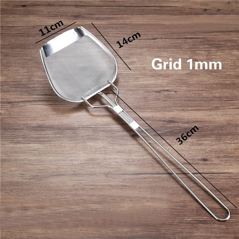 Stainless Steel Fryer Strainer Spatula - Image 10