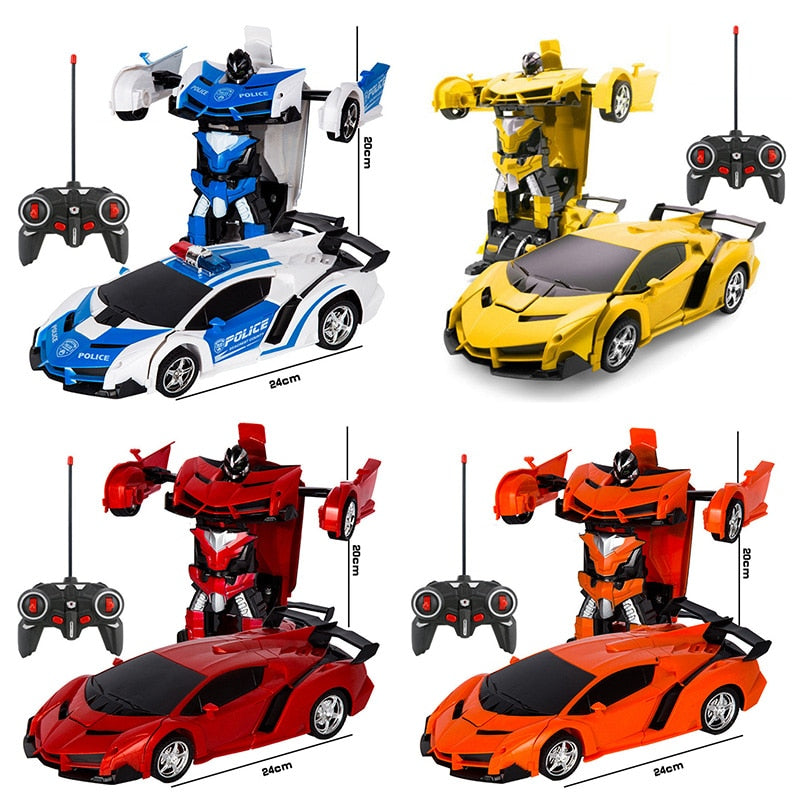 2in1 Robo Racer Transforming RC Car Toy - Image 11