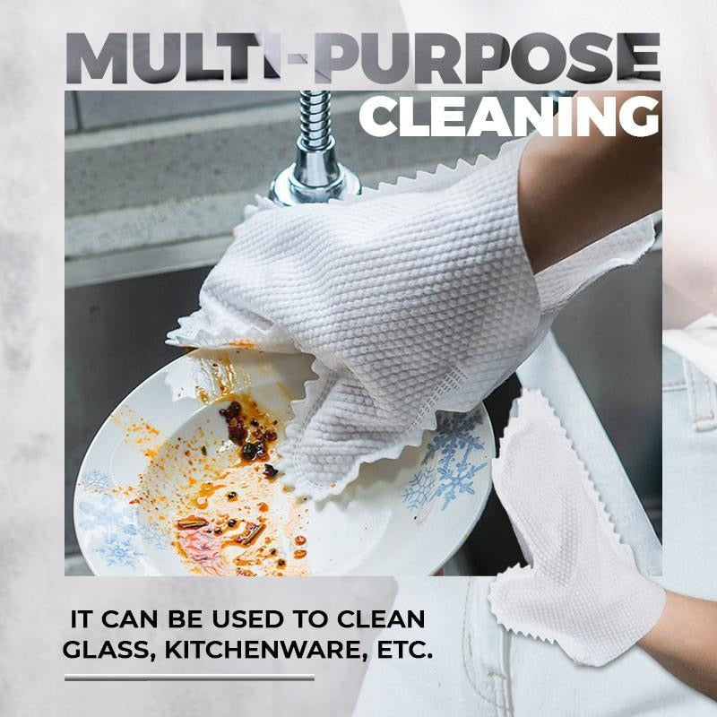 10Pcs Reusable Microfiber Dust Cleaning Gloves - Image 3