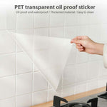 Splash Proof Transparent Wall Protector Sticker