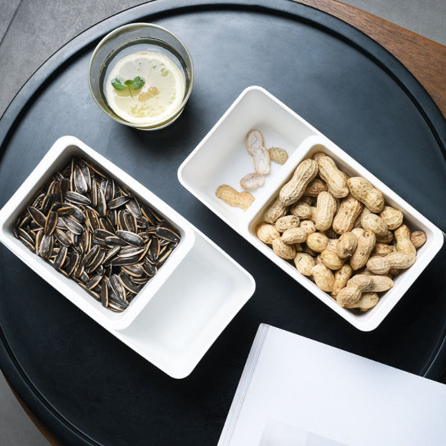 Creative Double Lazy Snack Plates - Image 3
