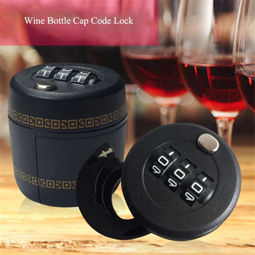 Drink Safe Reusable Childproof Password Lock Wine Bottle Stopper - Image 4