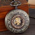 Retro Europe Rhythm Wood Pocket Watch