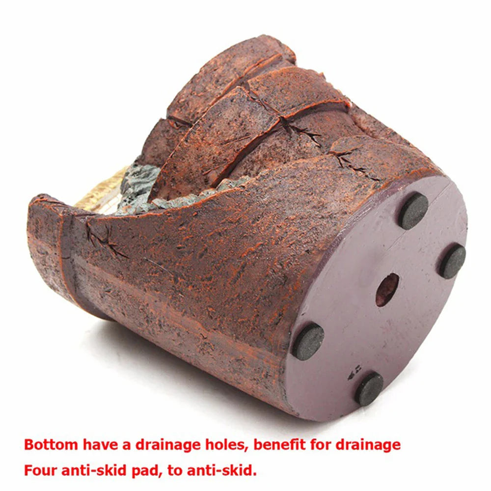 Mini Cottage Succulent Landscape Planter Pot - Image 9