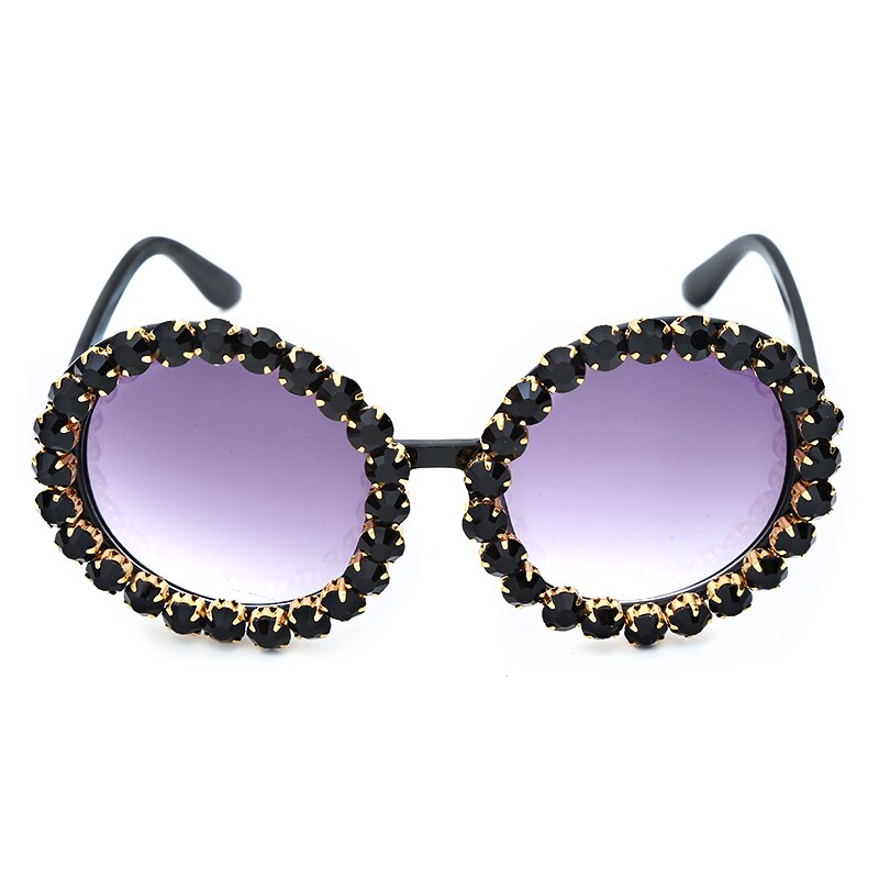 Oversize Round Luxury Sunglasses - Image 10
