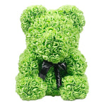 Artificial Rose Flowers Teddy Bear