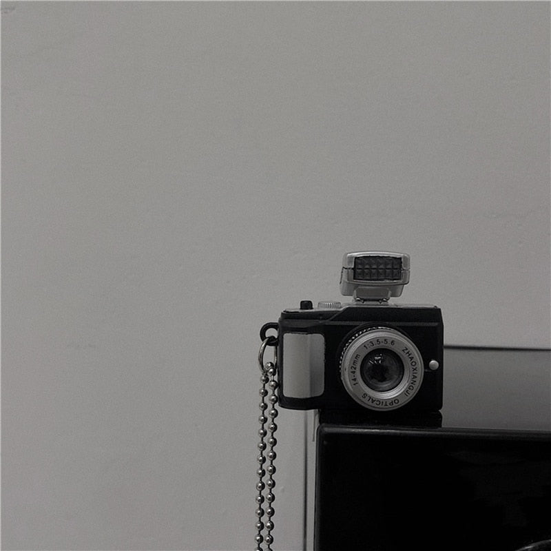 Vintage Camera Shaped Flashlight Necklace - Image 1