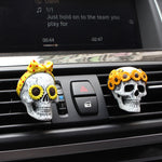 Creative Flower Skull Car Air Freshener