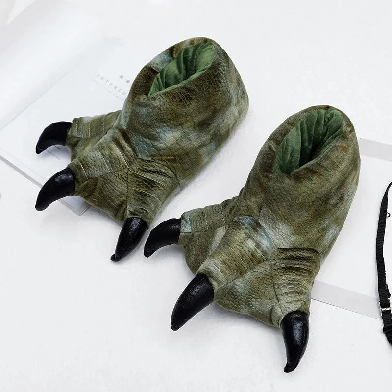 Furry Monster Claw Slippers - Image 5
