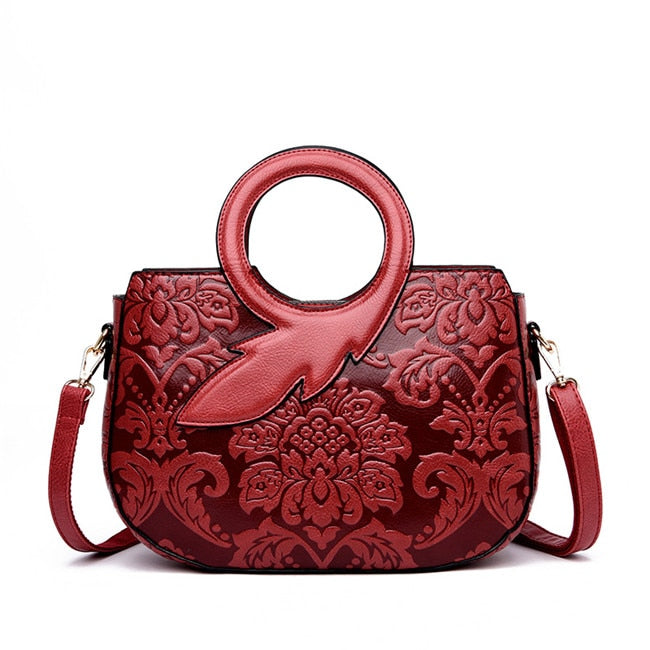Classic Vintage Style Japanese Leather Handbag - Image 4