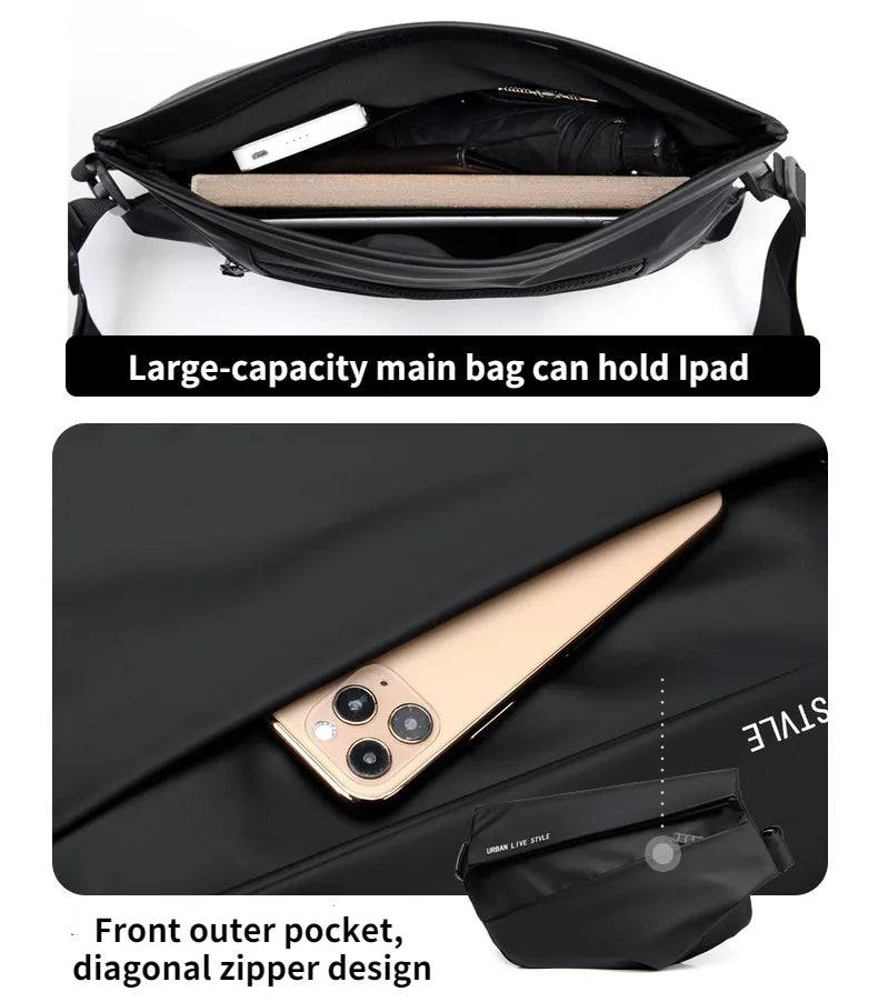 Waterproof Crossbody Street Style Shoulder Bag - Image 6