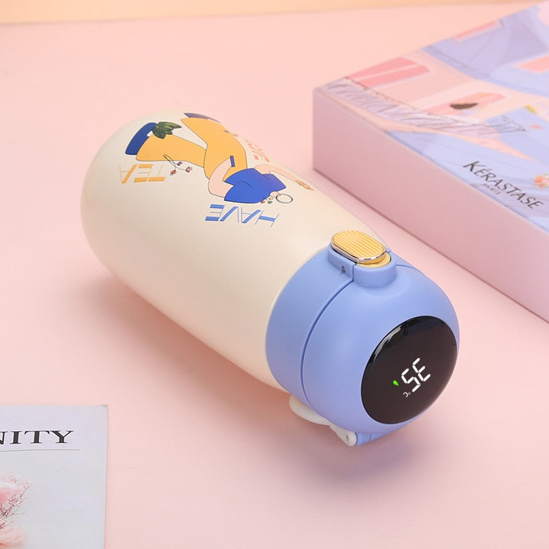 Funky LED Temperature Display Thermal Water Bottle - Image 9
