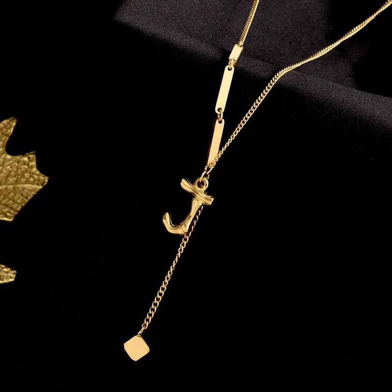 Charming Initials Letter Necklace - Image 17