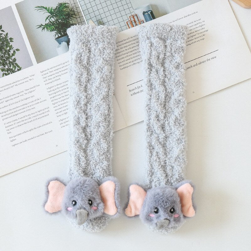 Love Animals Stretchable Newborn Socks