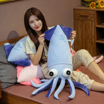 Jumbo Huggable Squid Softie Plush Toy