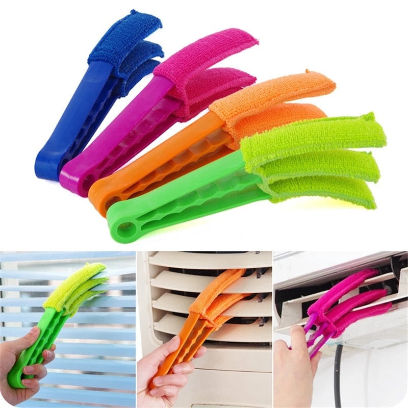 Microfiber Car Air Conditioner Vent Quick Cleaning Brush - Image 2