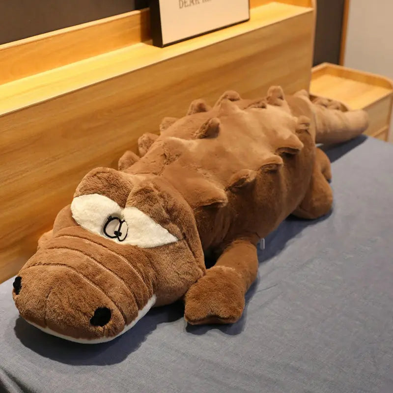 Jumbo Crocodile Stuffed Animal Pillow - Image 8