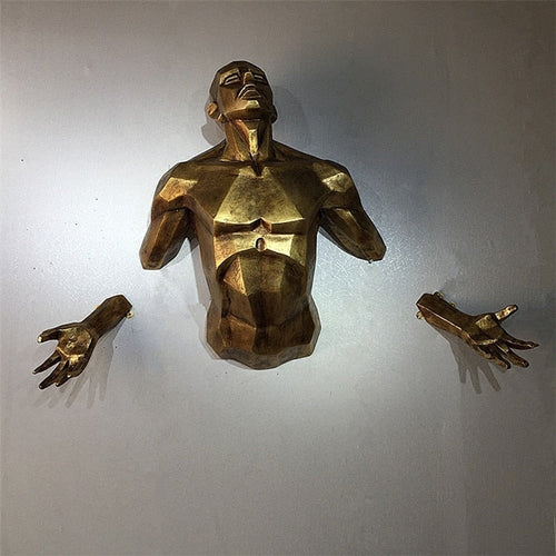 Retro Creative Enlightened Man Art Wall Decor - Image 0
