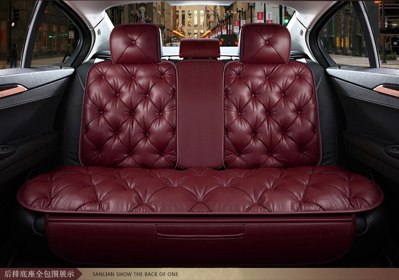 Luxurious Ride Leather Car Seat Cover - Image 10