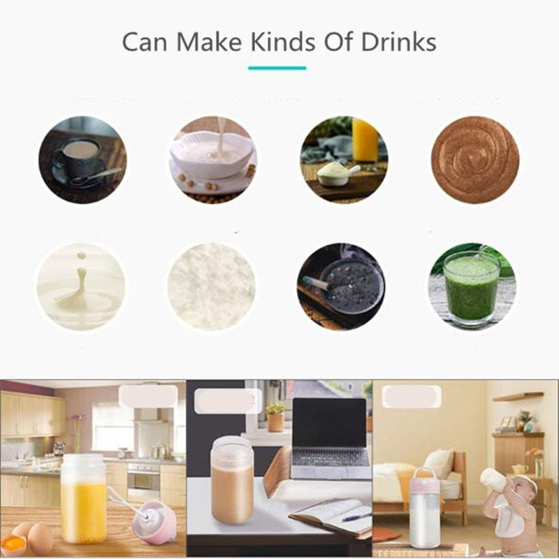 Compact Electric Shaker Easy Travel Time Bottle - Image 3