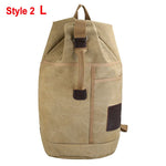 Nomad Friendly Canvas Bucket Bag Backpack