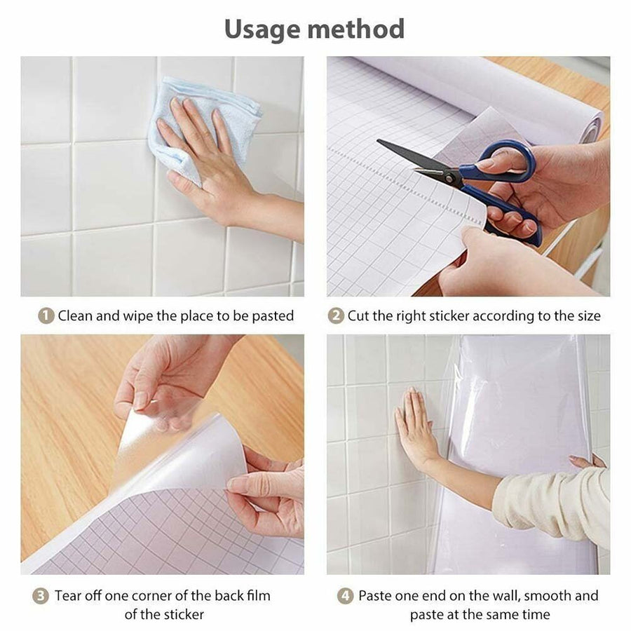 Splash Proof Transparent Wall Protector Sticker - Image 7