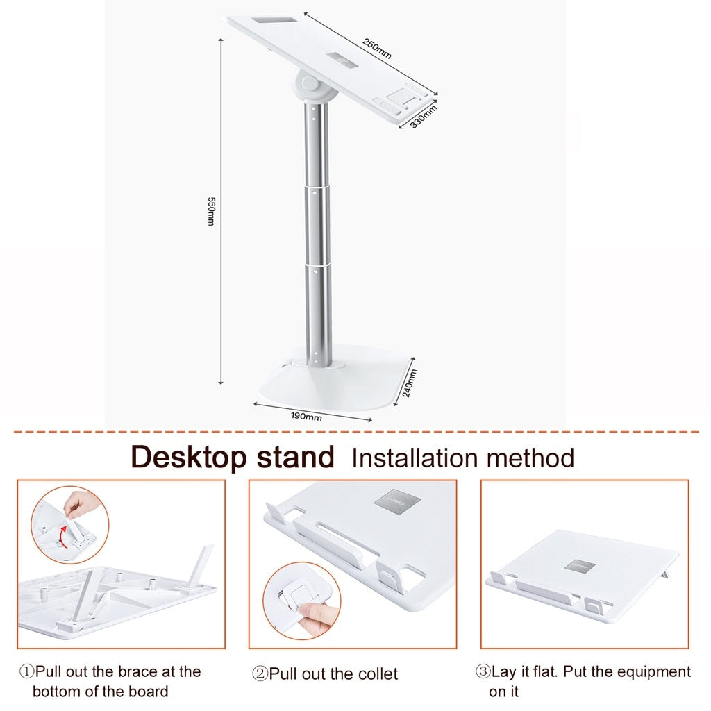 Adjustable Height Ergonomic Laptop Stand