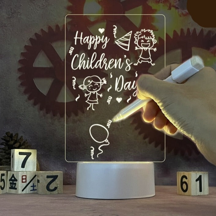 Creative Note Board Led Table Lamp - Image 0