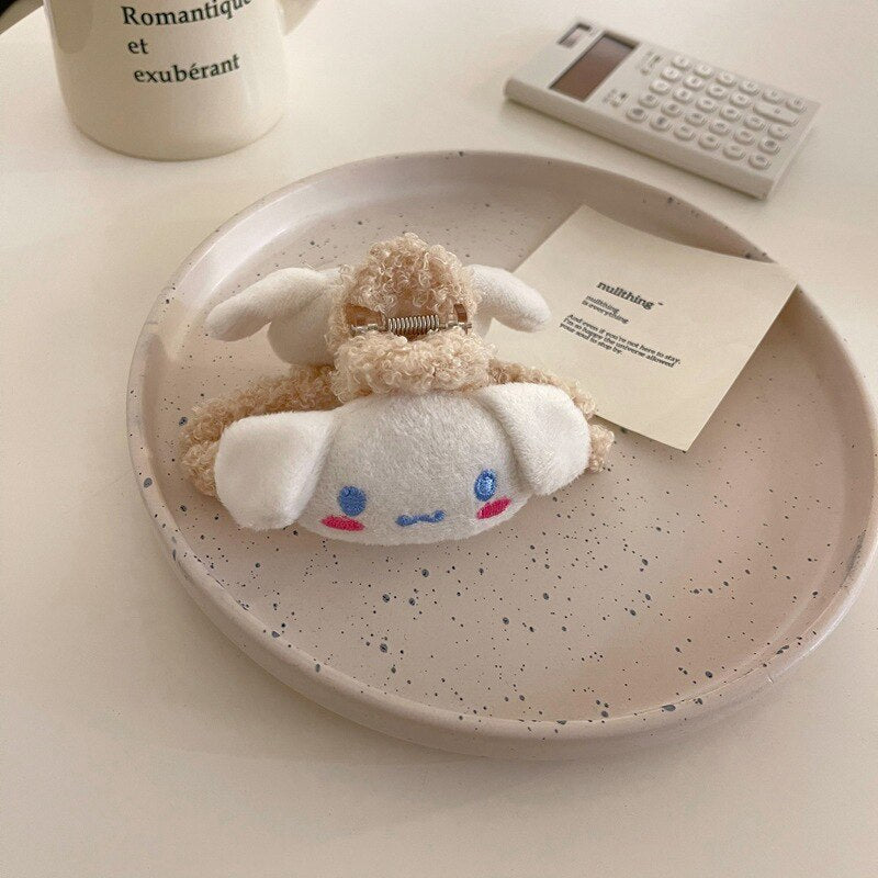 Cartoon Cloud Plush Hair Claw Clips - Image 7