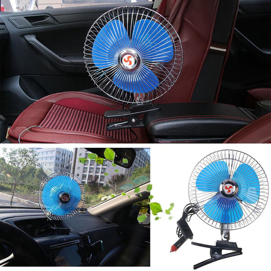 Mini Adjustable Cooling Car Clip Fan - Image 0