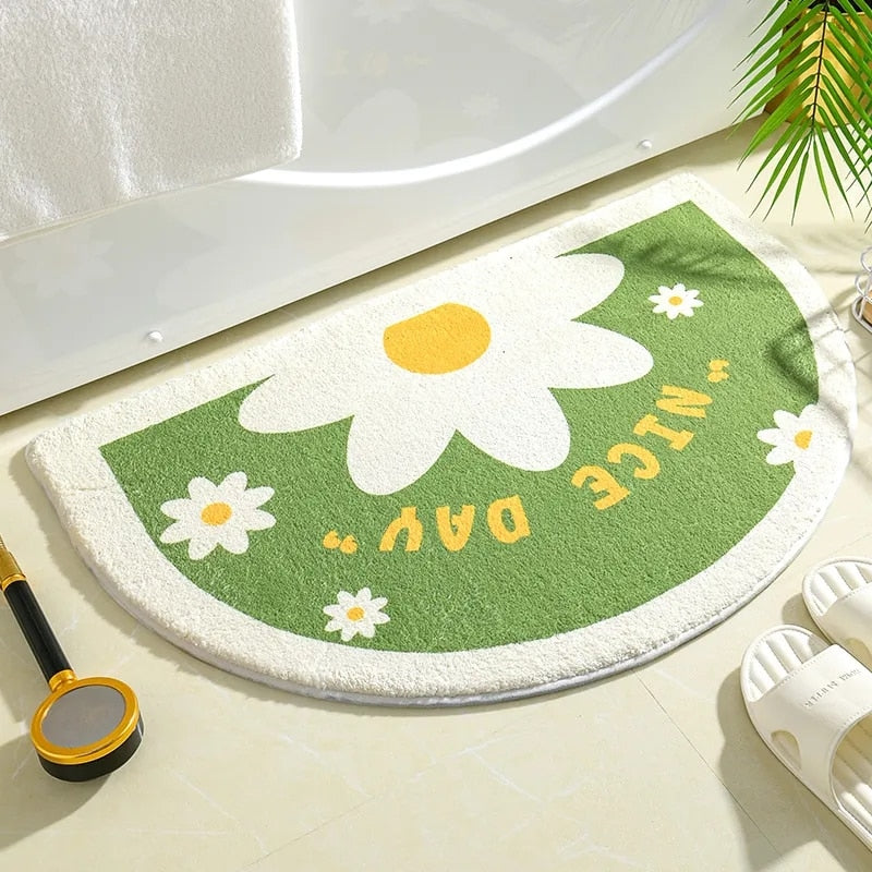 Floral Non-Slip Kawaii Doormats - Image 8